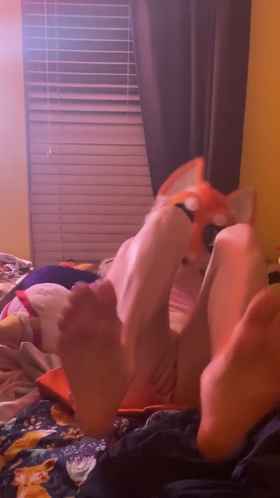 Femboy Foxxo Can't Stop Cumming | Clip 3