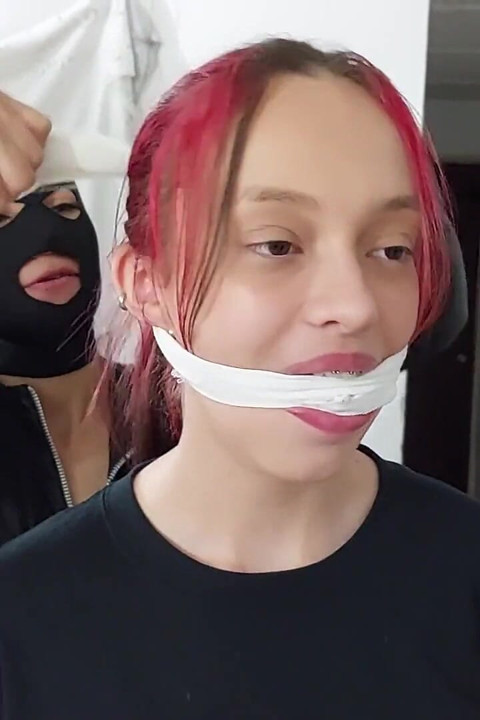 Eager 18-year-old Bound & Gagged for Neighbor MILF Bondage Playtime