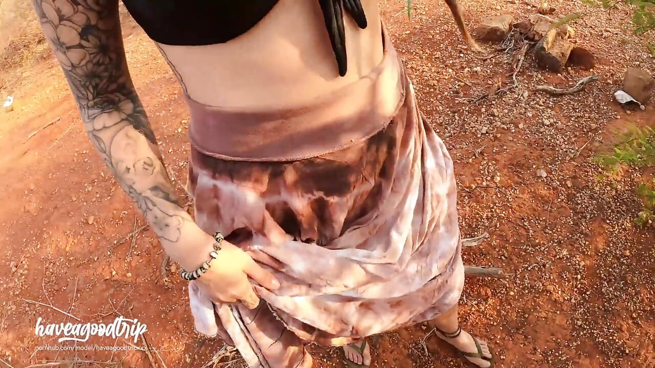 Roadside Ride! Dreadhot Gives a Filthy Blowjob on a Desert Dirt Road