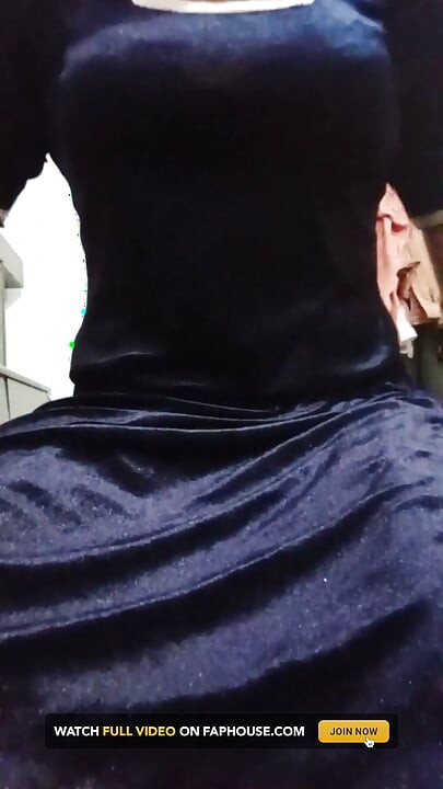 Indian Gay Crossdresser Gaurisissy Feeling Horny in Blue Salwar Kurta