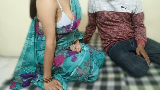 Desi Bhabhi First Time Sex with Husband Friend, Girl XXX Rough Fucked By Indian Big Dick Hindi Audio