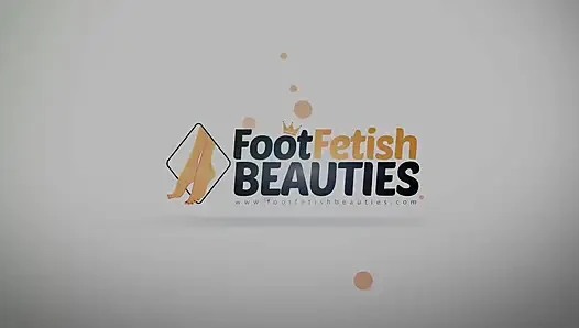 Hot Blonde Samantha Texting While Resting in the Sofa