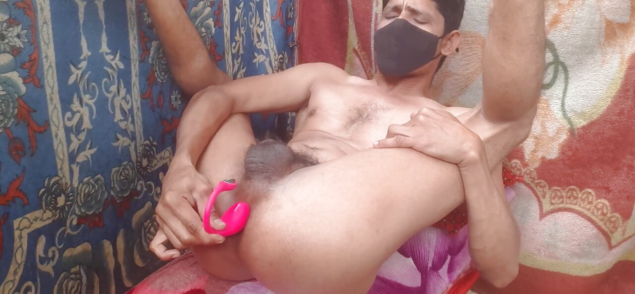Vibrator Ass Hole Fuck Outdoors Man