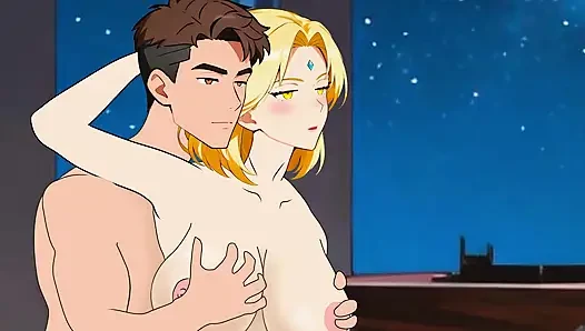 Royal desire - tubuh bahenol ratu ini dientot habis-habisan sama penjaga setianya di malam yang penuh gairah, animasi kartun anime hentai