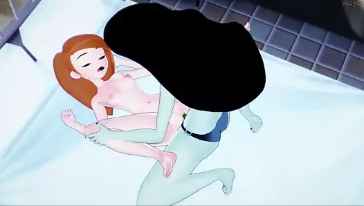 Kim Possible gets ass eaten before strapon sex with Sheego.