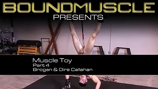 BoundMuscleJocks Dire Callahan Torments Brogan With Practice Bat Upside Down