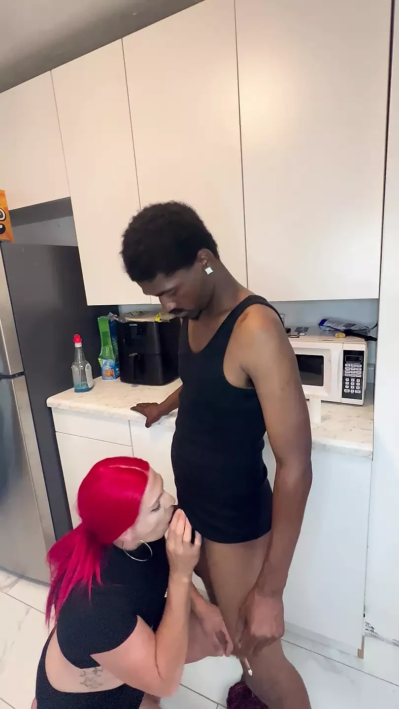 TS Throat is Always Better In the Kitchen onlyfans alexiakessel1