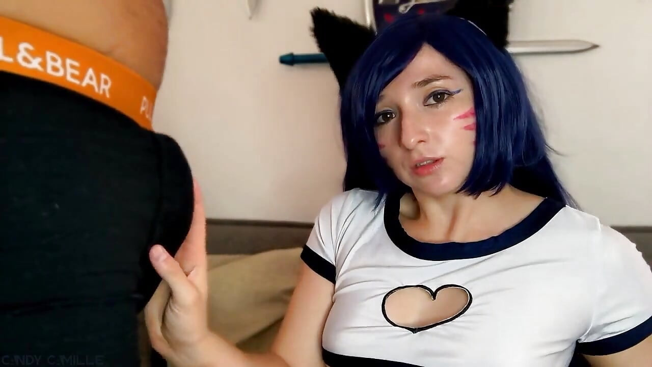 Ahri From League of Legends Gives a BJ