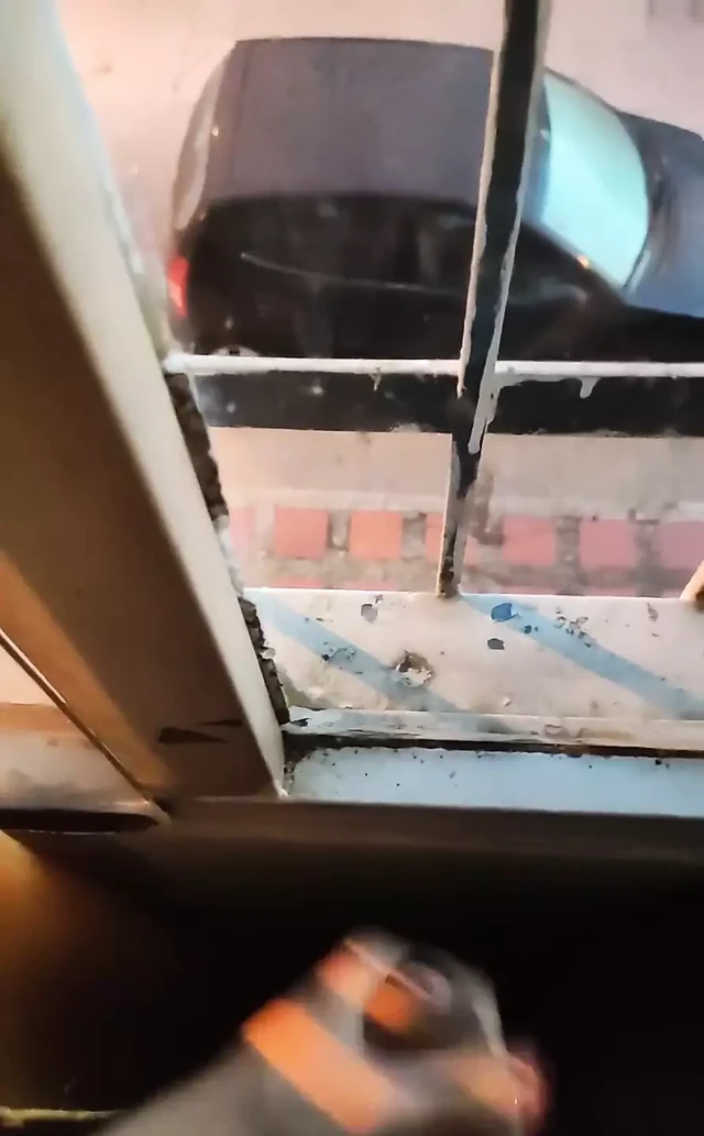 Jerking off in the window pt.2