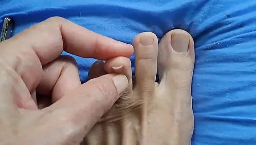 Küçük Ayaklar ve Tırnaklara Bakım Yoga Çapraz Bacaklar