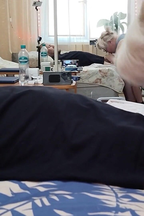 Blowjob and Dick Jerking From Mother-in-law