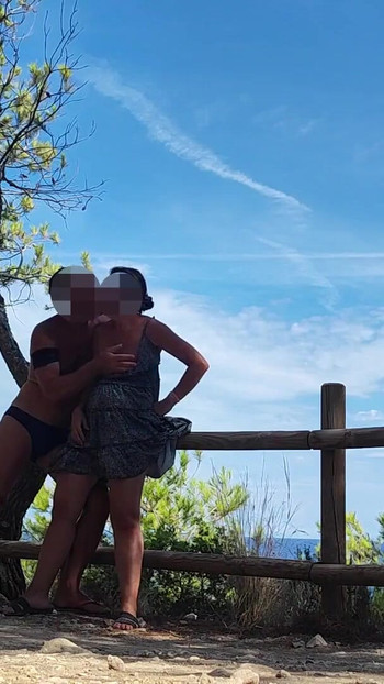 Must-share moment from "Pussy flash - Strangers caught us masturbating in the park and I had an intense orgasm"