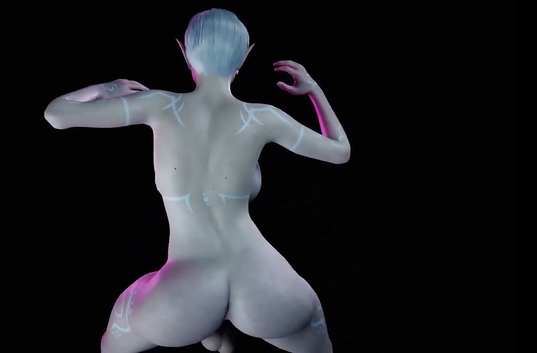 Шмель-эльф трясет этим - 3D порно музыкальное видео