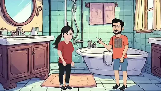 Hardcore couple sex in bathroom shower hot hardcore sex