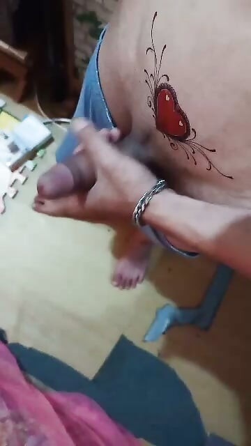 Obsessed looking at my fat big cock