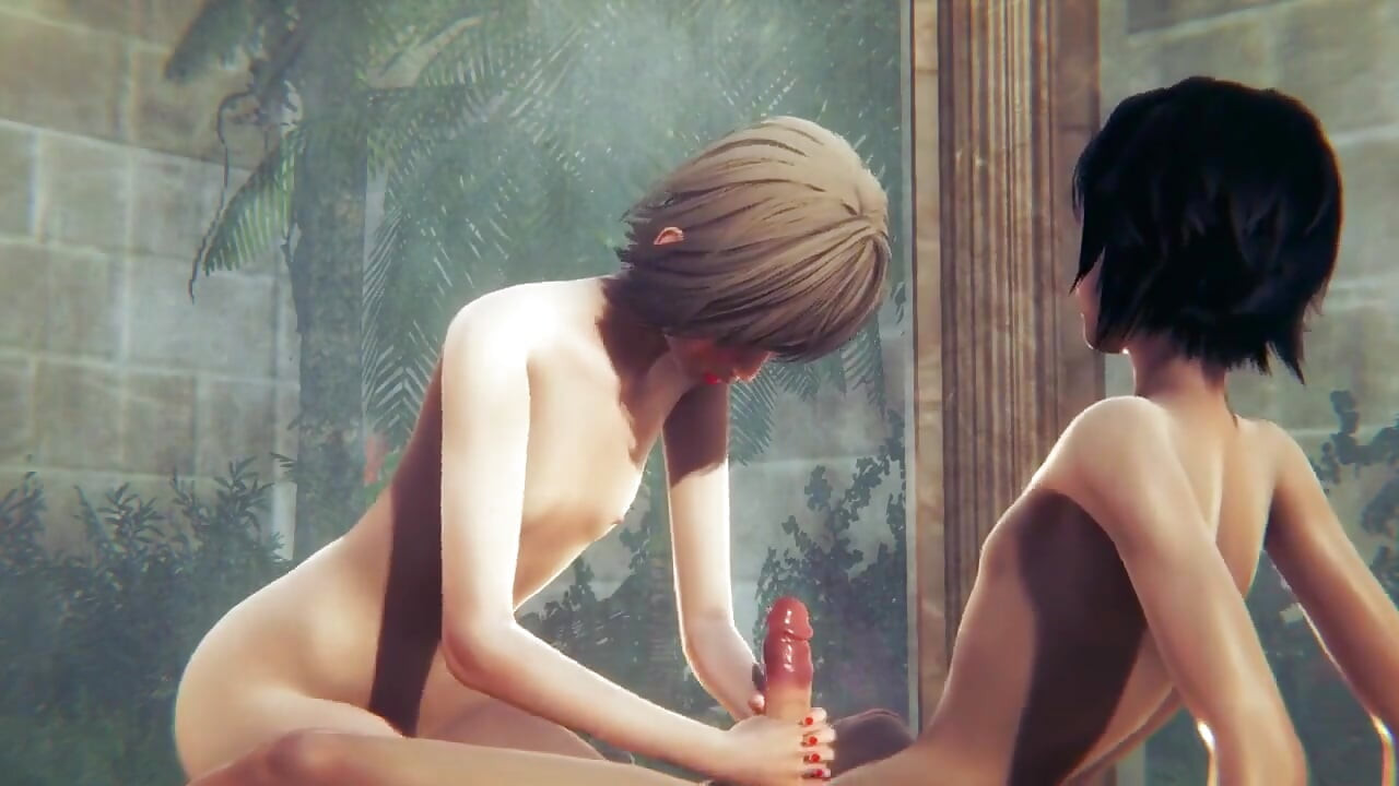Yaoi Femboy - Dois sexy maricas sexo em spa parte 2