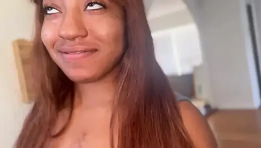 18 Yo Teen Caught Plumber Jerking off in the Kitchen Moment I Walk in I Suck His Dick Slut Me Out