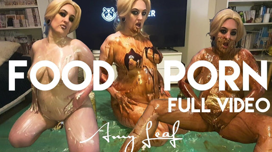Chubby MILF Amy Leaf- Foodporn full video