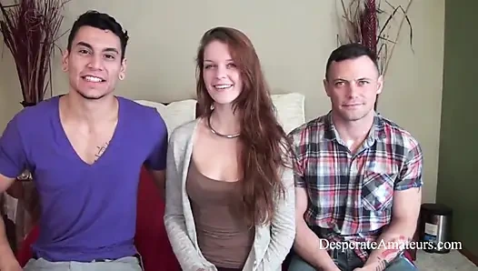 Verzweifelte amateure, heiße sexy schätzchen bekommen ihre sexy engen muschis hart von großem weißem schwanz geritten