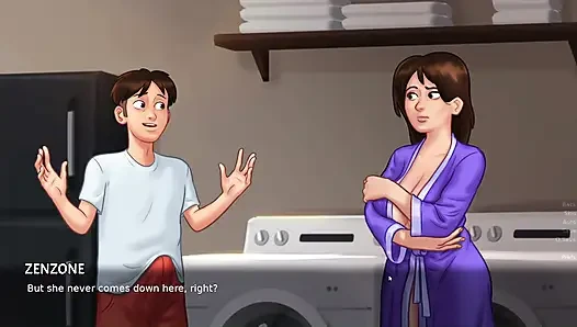 I fucked mummy Debbie in while she was doing housework