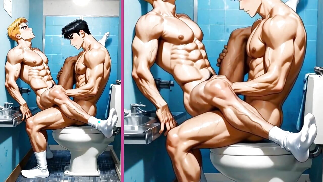 POV: You're Fucking Your Friend's Hot Ass with Lust in the Gym Bathroom.