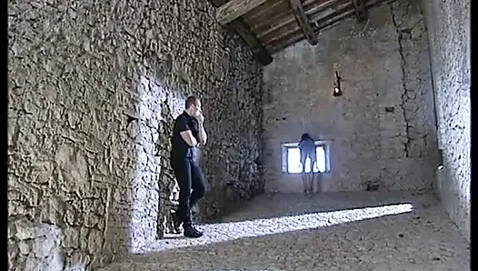 Брюнетку трахает в коттедже большой жесткий член, кончающий в ее рот