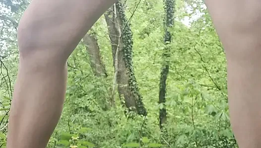 With the dildo in the forest - swiss girl