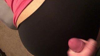 Fullback panty cumshot on my wife!