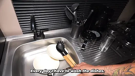 A busty MILF cheats on her husband, but her brother-in-law wants a taste of her pussy too