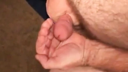 Hairy Bearded Bear Jerks Off
