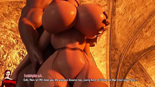 Barbarian Conquests - Busty Waitress Gets Fucked Hard