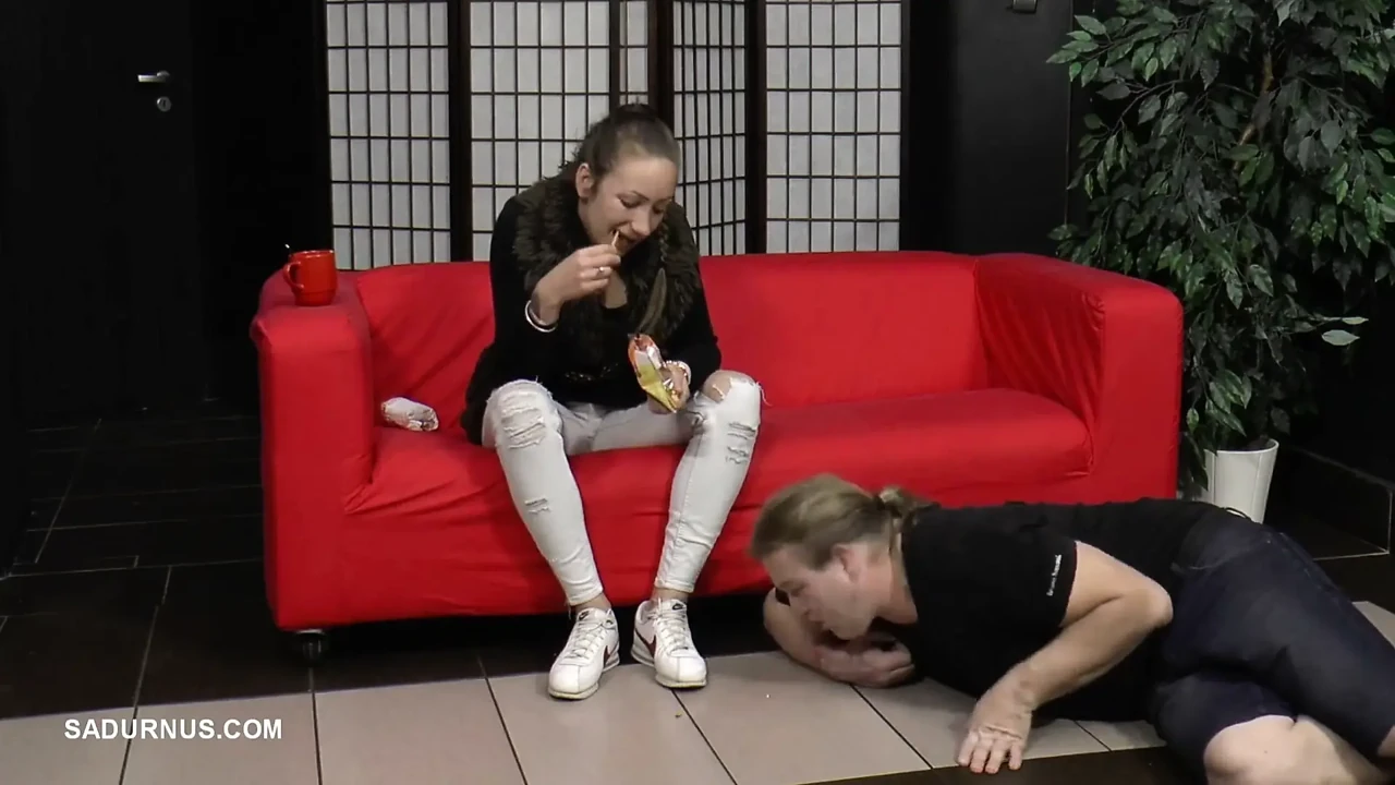 Evangeline Food Spitting and Smoking