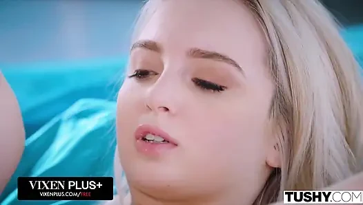 Tushy, sie hat endlich einen grund, bei der arbeit in die lücke zu kommen