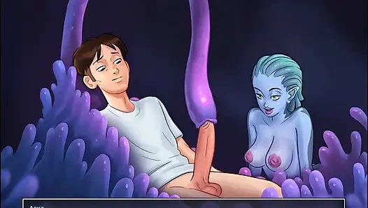 Summertime Saga: alle szenen mit mermaid Aqua zusammenstellung