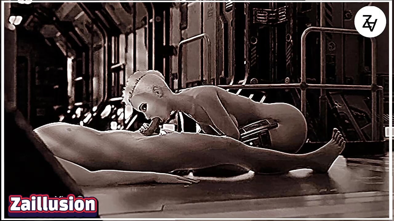 Android Girl in Futuristic Romance with Space Captain