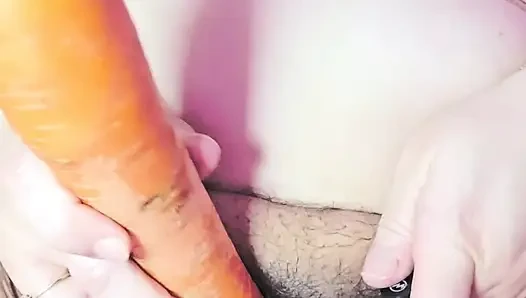 It doesn't have to be Easter to Enjoy a Carrot pt 2. The insertion