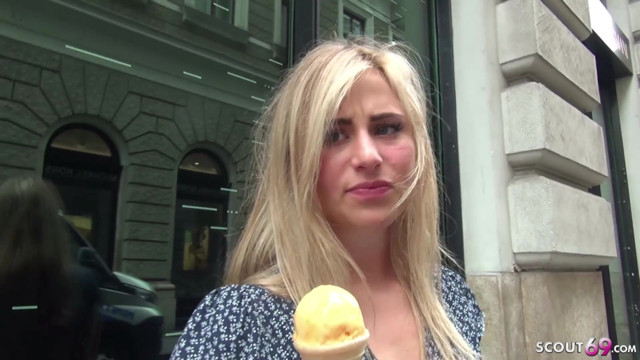 GERMAN SCOUT - Blonde Teen Linday Seduce to Fuck at Casting