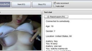 Chatroulette Girl: Big Boobs