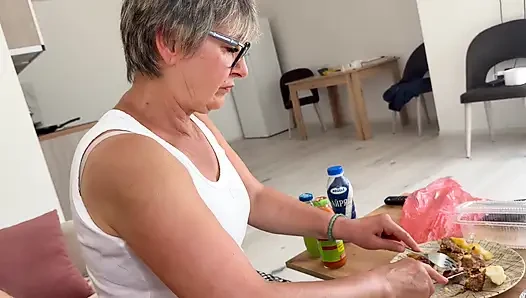 Die Anal Oma 15 - Steak & Anal