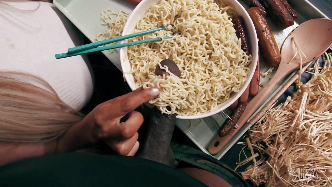 Mukbang Hottie Is Hungry for Cock