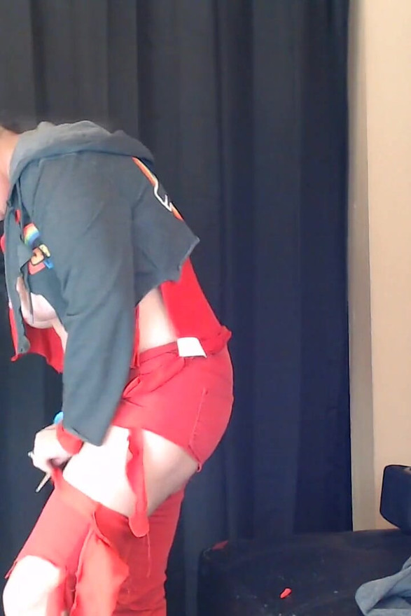 Red Jean and Pride Jacket Destruction