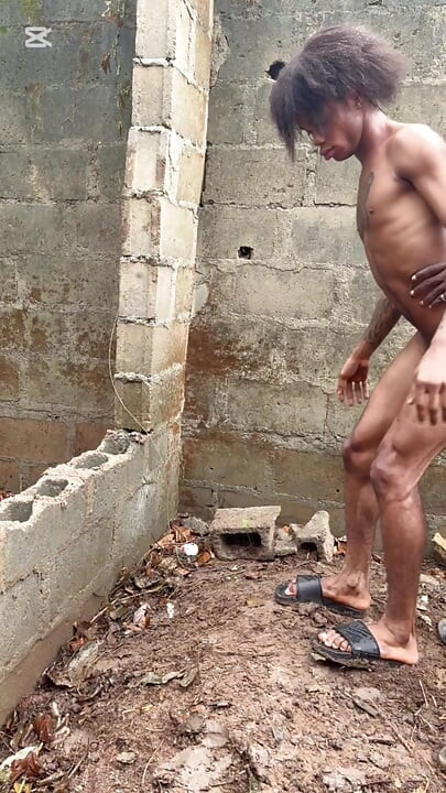 Big Black Nigerian Cock on Public