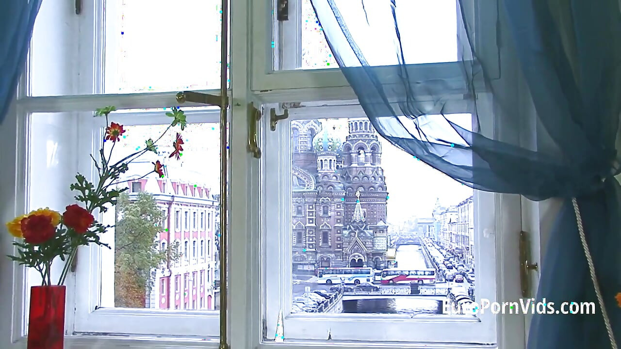 Teen Girl Hard Fucked in Ass by the Window