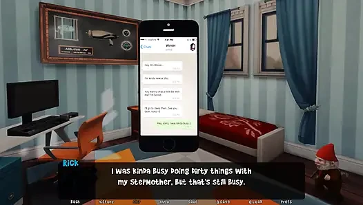 Dawn of Malice: stepmom and stepson, handjob and premature ejaculation e...