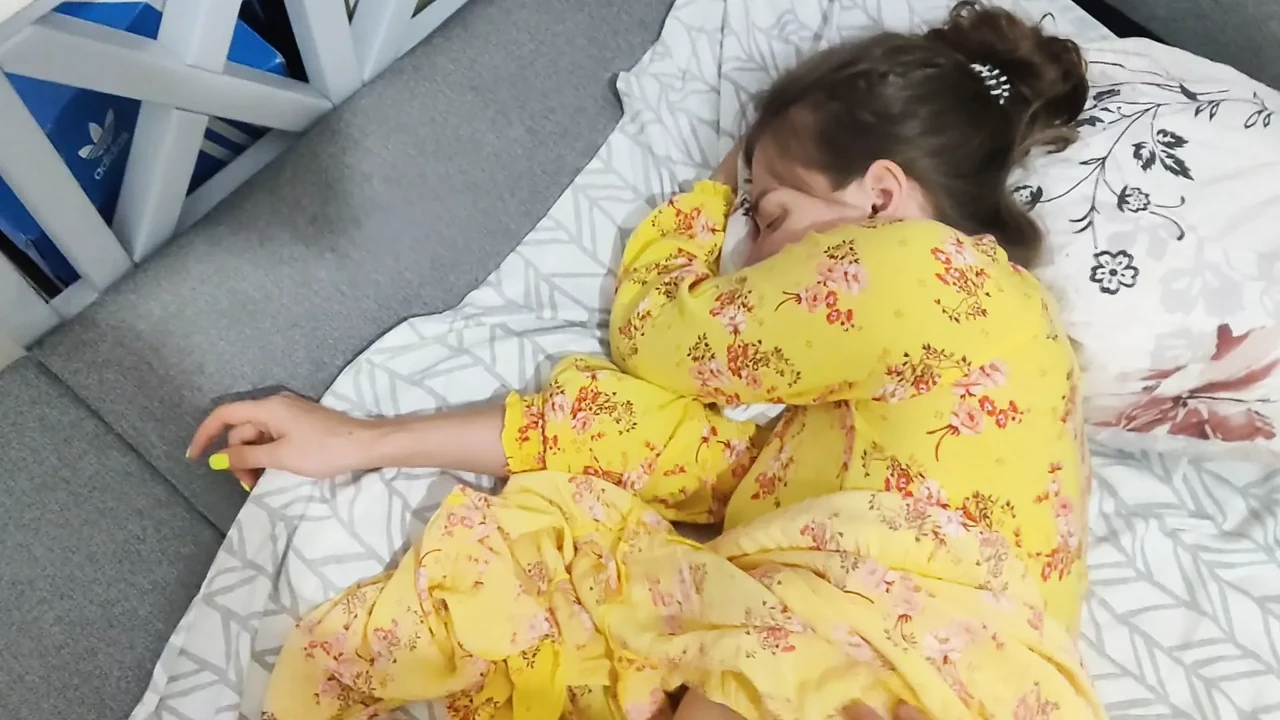 wake up my sleepy pregnant wife with my hard cock