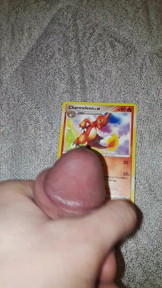 Charmeleon, carte pokemon, éjaculation