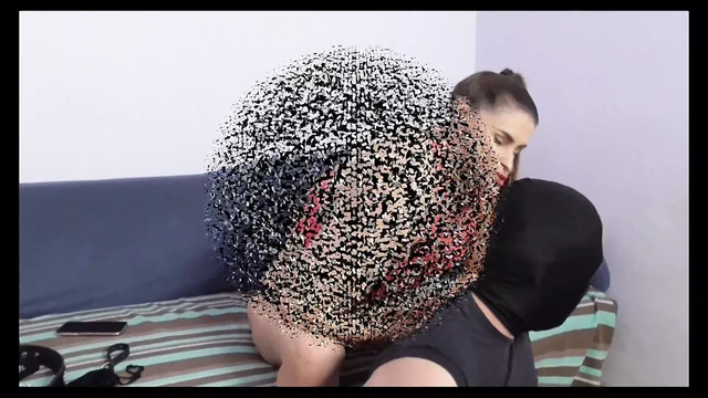 princess Smiley chokes slave maskjoe