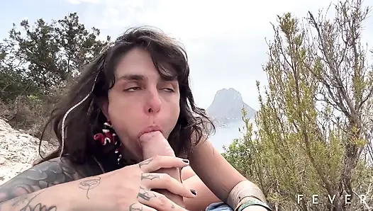 Spritzen und im Mund auf Ibiza