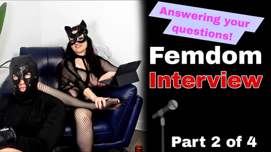 Femdom Q & A Interviewfragen, echtes Paar, Ehe, flr, Sklaven-Bondage, BDSM, MILF Stiefmutter