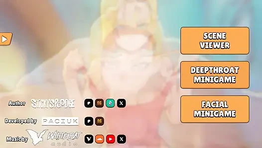 Android 18 Gears derin - Android 18'in yüzünü sütle dolduruyor